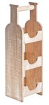 Cosy Whitebrush wijnrek - 3 flessen Cosy Whitebrush wijnrek - 3 flessen