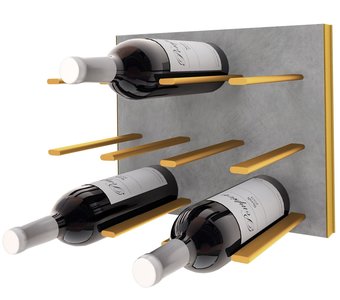 STACT Concrete & Gold wijnrek - 9 flessen